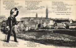 CPA Folklore Le conscrit de St Pol Bretagne 