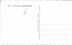 MODERN CARD Cinema Jean-Louis Trintignant