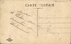 VINTAGE POSTCARD Telephone Posts telephonite in the trenches 1914 1915 137 Marseilles Militaria