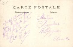 VINTAGE POSTCARD In the trenches a telephone Telephones Militaria