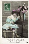 CPA Telephone Fantaisie Enfant
