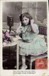 CPA Telephone Fantaisie Enfant