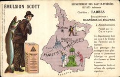 CPA Correze Emulsion Scott Eure et Loir Chartres Poisson