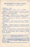 CPA Cartes geographiques Chocolaterie d'Aiguebelle Gard Arenes de Nimes