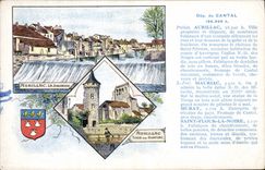 VINTAGE POSTCARD Aurillac Cantal