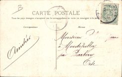 VINTAGE POSTCARD Folklore Coach of the company a sending to the owners