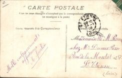CPA Folklore L'attelage Cheval
