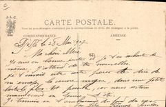 VINTAGE POSTCARD Folklore Coach the re-entry of the hays