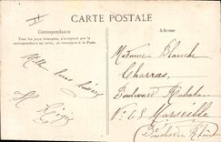 VINTAGE POSTCARD Folklore Woman the lunch of hens