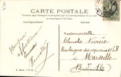 CPA Folklore Femme la fleur preferee