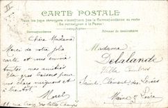 VINTAGE POSTCARD Bateau Fishes Cannes Barque of sin