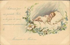 CPA Fantaisie Enfant Bebe 