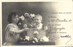 CPA Fantaisie Enfant Bebe Georgette