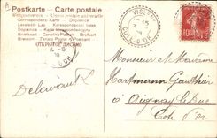 VINTAGE POSTCARD Fantasy Child Baby Emile Delavaut