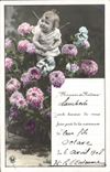 VINTAGE POSTCARD Fantasy Child Baby Lamberti Octave