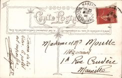 VINTAGE POSTCARD Fantasy Child Baby Lamberti Octave