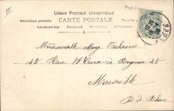 CPA Fantaisie Papillon Enfant