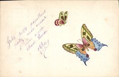 CPA Fantaisie Papillon 