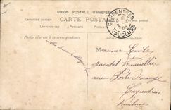 CPA Fantaisie Papillon Femme