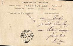 CPA Fantaisie Papillon Femme