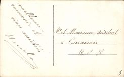 CPA Fantaisie Papillon Femme 
