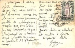 VINTAGE POSTCARD Fantasy Humor After a good emission on TV