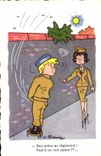 CPA Fantaisie Humour Soldat Militaria