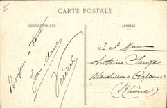 VINTAGE POSTCARD Militaria Fantasy the somersault of the class