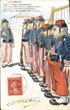 CPA Fantaisie Militaria L'exercice 