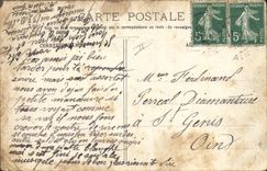 VINTAGE POSTCARD Militaria Fantasy With the shower