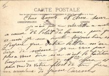 VINTAGE POSTCARD Fantasy Militaria Dirigeanle Zeppelin the escape