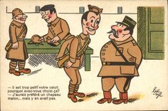 CPA Fantaisie Militaria 