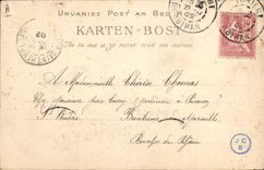 CPA Folklore Jeuen fille de Quimperle Bretagne 