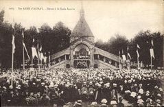 CPA Folklore Ste Anne d'Auray Messe a la Scala Sancta 