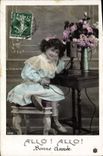 CPA Fantaisie Telephone Enfant 