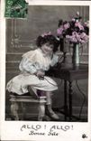 CPA Fantaisie Telephone Enfant