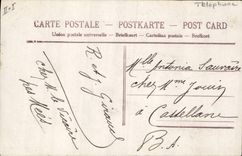 CPA Fantaisie Telephone Enfant 