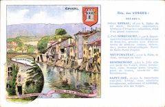 VINTAGE POSTCARD the Vosges Epinal