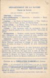 CPA Carte geographique Chocolaterie d'Aiguebelle Savoie 