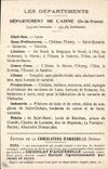 CPA Carte geographique Chocolaterie d'Aiguebelle Aisne 