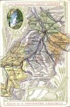 CPA Carte geographique Chocolaterie d'Aiguebelle Haute-Garonne