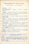 CPA Carte geographique Chocolaterie d'Aiguebelle Gers