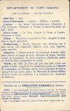 CPA Carte geographique Chocolaterie d'Aiguebelle Tarn