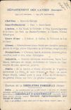 CPA Carte geographique Chocolaterie d'Aiguebelle Landes