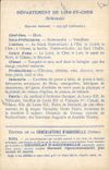 CPA Carte geographique Chocolaterie d'Aiguebelle Loir et Cher