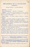 CPA Carte geographique Chocolaterie d'Aiguebelle Haute Loire