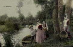 CPA Folklore Le passeur