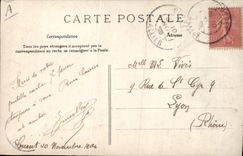 CPA Folklore Le passeur