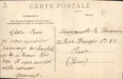 CPA Folklore Le passeur 