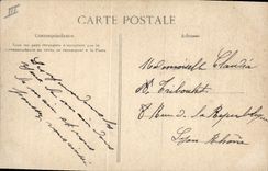 CPA Folklore La main entraine le coeur 